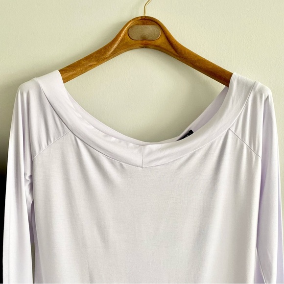 Sarin Matthews White Off Shoulder Top Size Large - Picture 2 of 6